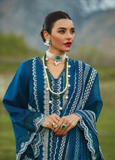 D#7A Crimson Luxury Emb Lawn Collection 623